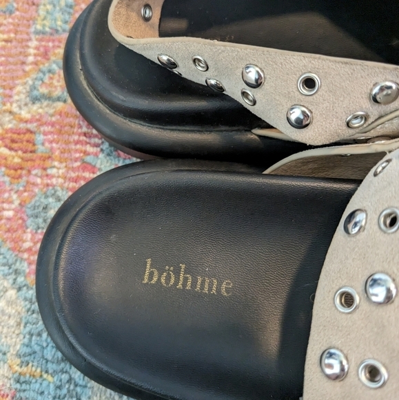 BOHME ZAYA BUCKLE SANDALS IN BEIGE Size 10 - Picture 5 of 7